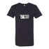BELLA CANVAS MEN'S LONG BODY URBAN TEE 3006 Anime Manga girl eyes looking from paper tear
